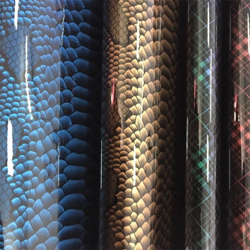 Γυαλιστερό Snake Mirror Surface Leather για την κατασκευή Τσαντών