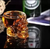Clear Art Deco Skull Glass Red Wine Cups/ Alcohol Cups/ Tequila Cups
