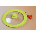 28/30/32cm silicone glass lid for cookware part