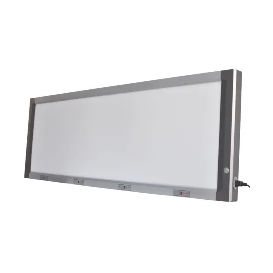 Quadruple screen X-ray film lamp