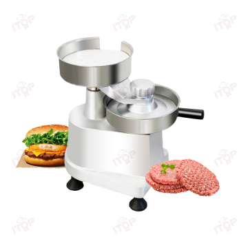 Stainless Steel Manual Mini Hamburger Maker for Restaurants