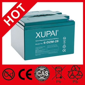 High performance Electric Bicycle Battery/ XUPAI 6-DZM-28 Battery, deep cycle battery pack
