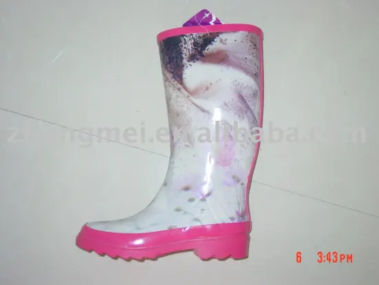 ladies rubber boots(rb-026)