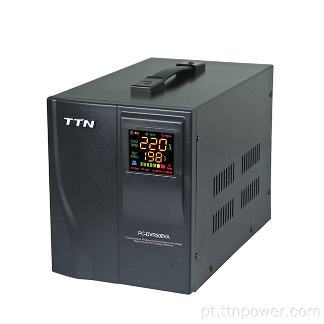 PC-DVR500VA-15KVA AC Stabilizador de tensão automática