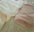 matière première de tissu de fausse fourrure de renard de haute densité pour le vêtement de tapis