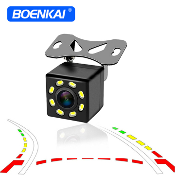 Universal Waterproof 8LED Dynamic Trajectory Parking Line Backup Camera