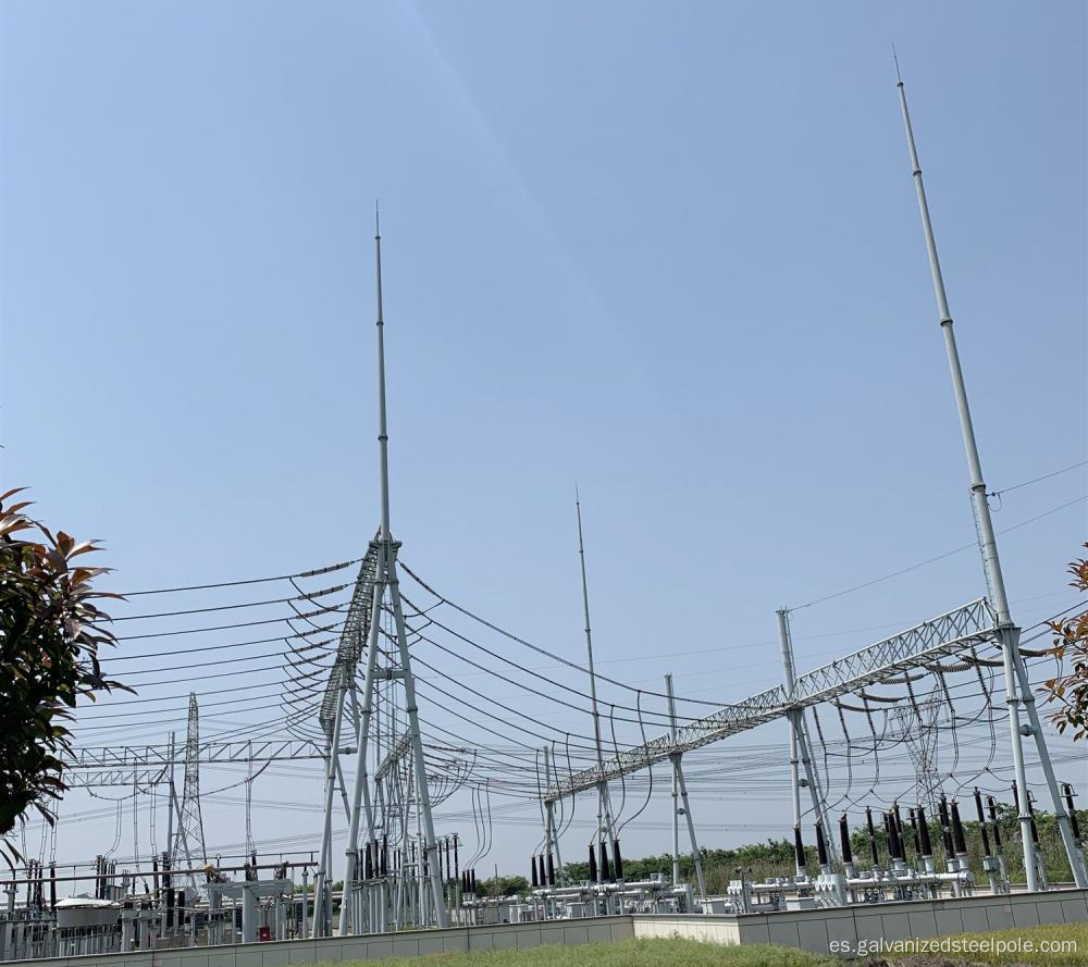 Marco de acero HDG para el proyecto de estructuras de subestación de 35kV-500kV