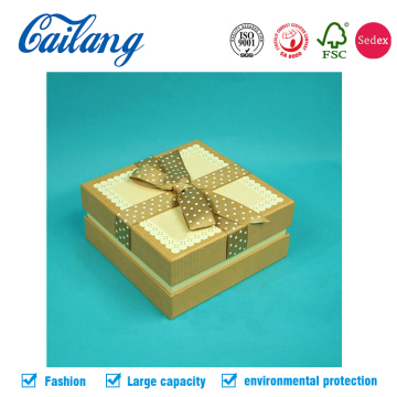 Ribbon Knot  On lid For Candy Packaging