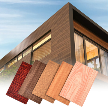Custom Wooden Texture ACP for Wall Cladding