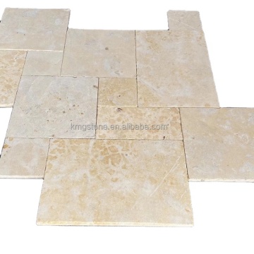 Gạch travertine ngoài trời: Nhà máy màu be ngà trực tiếp cho pool và biệt thự hiện đại