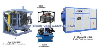 High quality steel shell IF furnace for 2T