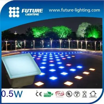 DC24V Tough glass Outdoor recessed led floor light