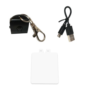 Course de lumière ronde à cristal USB vierge personnalisable avec gravure laser et fonction LED 3D rechargeable