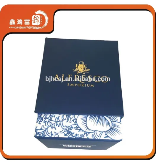 Printing logo rigid cardboard paper packaging box for gift