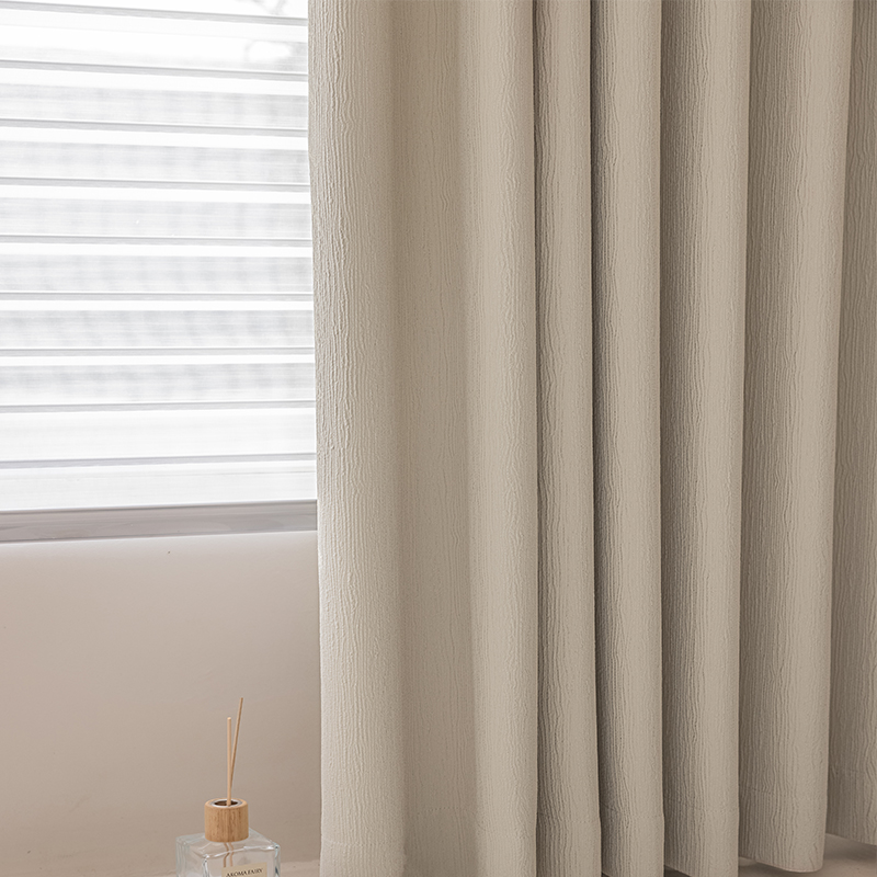 High Shading Crepe Jacquard Window Curtain