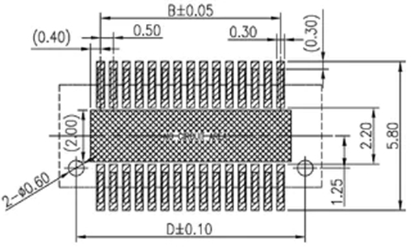 Two-slot board-to-board connectors