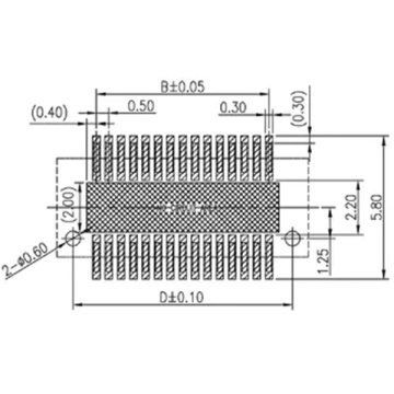 Dual Slot Female H2.2-4.5 Board to Board Connectors