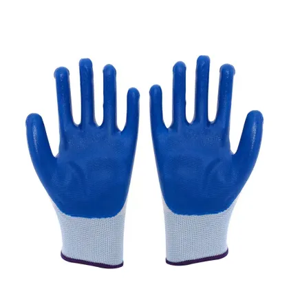Factory Wholesale Anti-Cutting Safety Gloves: Nitrile Protective Wear-Resistant Gloves for Workers