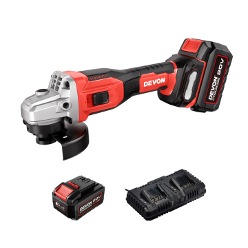 DEVON Angle Grinder - Professional Power Tool with 5.0AH Battery & Charger