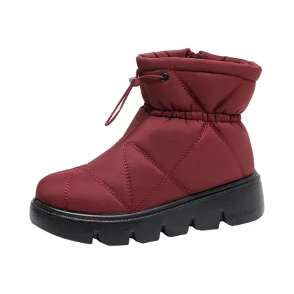 Winter waterproof mid tube snow boots