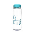 BPA Free 300ml 500ml البلاستيك زجاجة مياه رياضية صافية صغيرة
