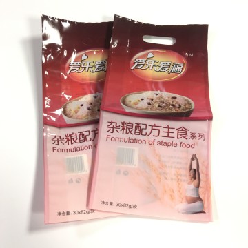 Gusset Flexible Food Pack Rice Bag - Heat Seal Plastic Packaging