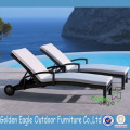 Elegance PE Rattan lan Aluminium Sun Lounger