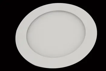 240mm 12 Watt Round Led Panel Light For Meeting Room , Warm White 850lm 6000k