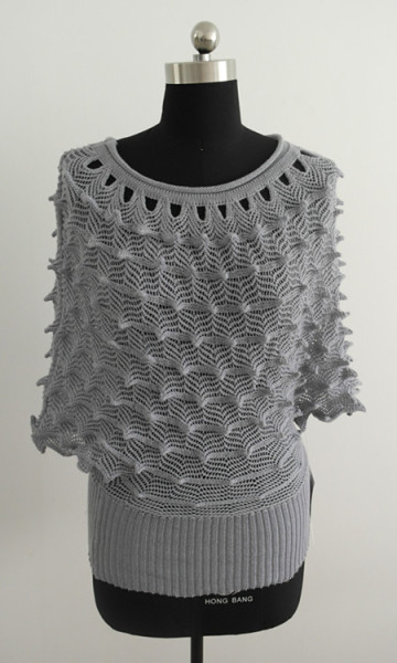 Ladies fashion sleeveless pullover sweater