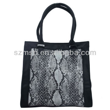 2013-Fashion Ladies Snake Pattern PU Handbag