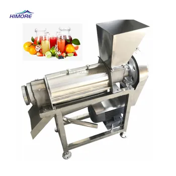 Electric Screw Fruit and Vegetable Press Juicer for Industrial Juice Production