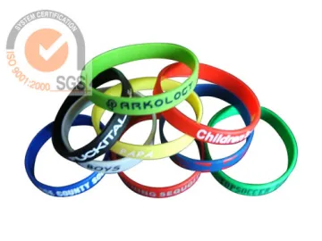 Promo Silicone Wrist Band With Printed 