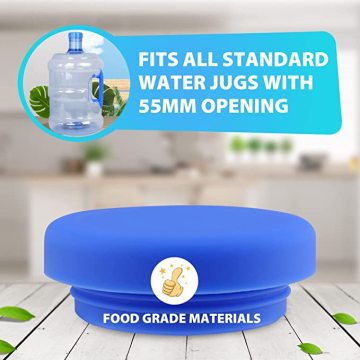 Custom Silicone Gallon Jug Lid Fits 55mm Bottles