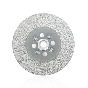 Shdiatool 4,5 "Disco di taglio e macinazione a doppia faccia a vuoto per cemento, granito, marmo, pietra, piastrelle