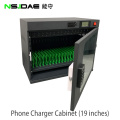 Reduce clutter in charging or aggregating cabinets