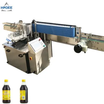Wet Glue Labeling Machine for 5 oz Glass Bottle Hot Sauce