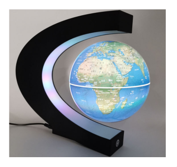 World Display Levitating Globe: A Magnetic Floating Lamp