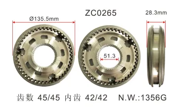 Japanese Cars Manual auto parts Gearbox Parts Synchronizer sleeve OEM 8-97241-298-2 FOR isuzu