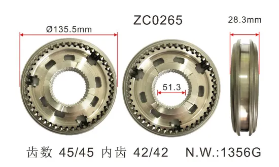 Japanese Cars Manual auto parts Gearbox Parts Synchronizer sleeve OEM 8-97241-298-2 FOR isuzu
