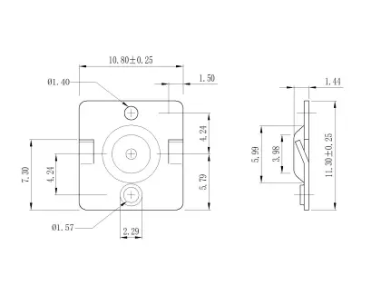 BATTERY Contacts FOR 'AA' Button Battery (5224)
