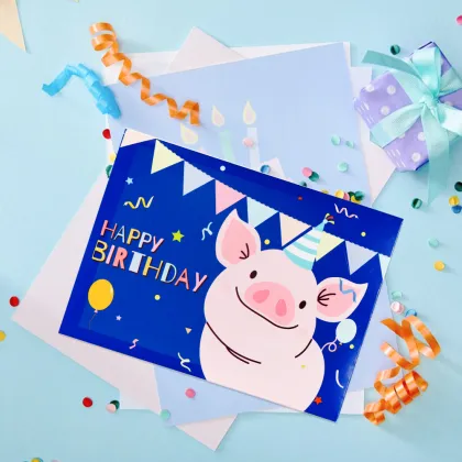 3D Happy Birthday Sound and Light Card