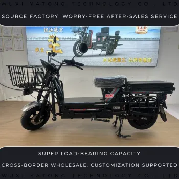 Three‑Beam Folding Heavy‑Duty Cargo E‑Scooter