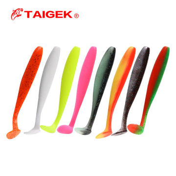 TAIGEK 12cm 9.6g Artificial Soft Bait Soft Fishing Lure - 8 Colors Shad Lure