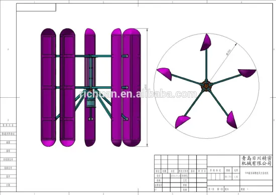 10KW Vertical axis magnetic wind power generator(Patent & Original)