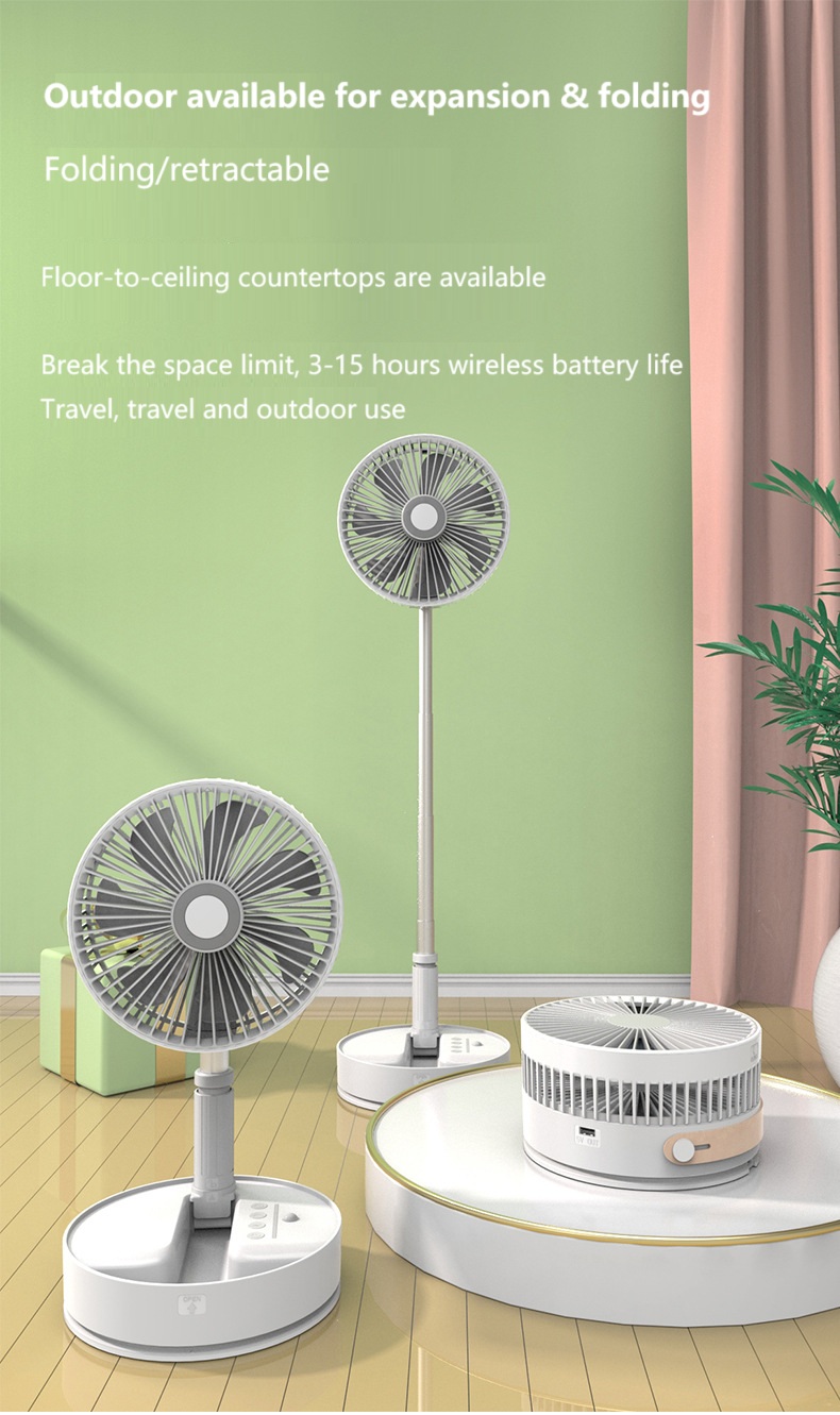 Foldable solar fan