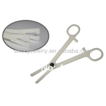 Body Piercing Tool Disposable Slotted Pennington Forceps