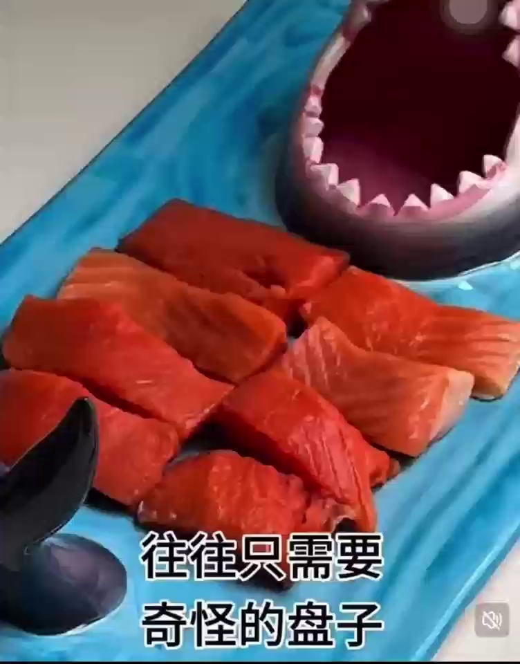 Creative Shark-Shaped Plate for Kids' Meals