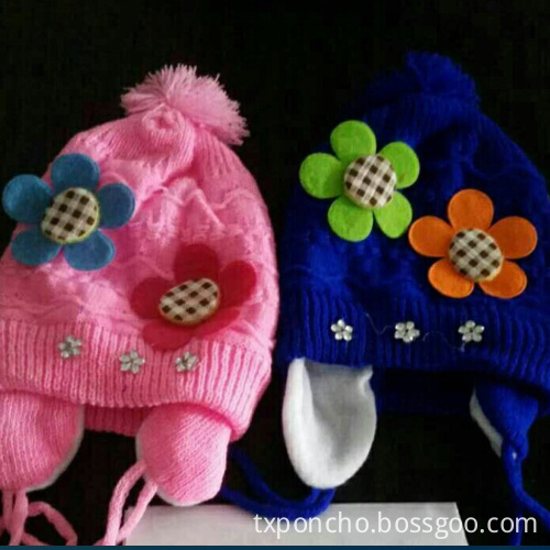 Bonnet en tricot à la mode en gros pour bébé