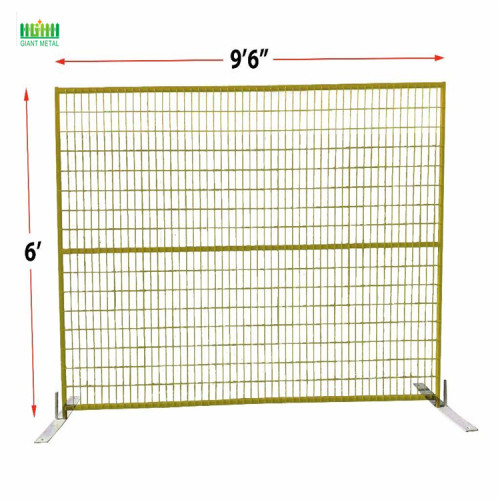 Canada standard temporary fence