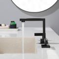 Shamanda 2 Handles Fauce de lavabo de salle de bain en laiton